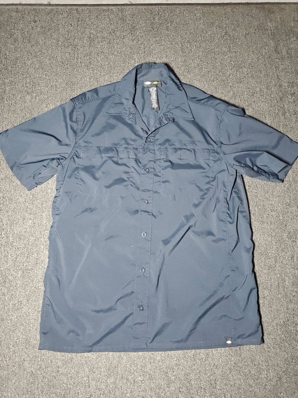 Dickies Performance System Work Shirt Gray Men's Button Up Large